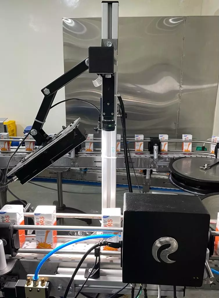 Kiara Sorting and Inspecting packaged drinks for absence and presence of expiry date on the tetrapack with the use of Machine Learning and artificial intelligence